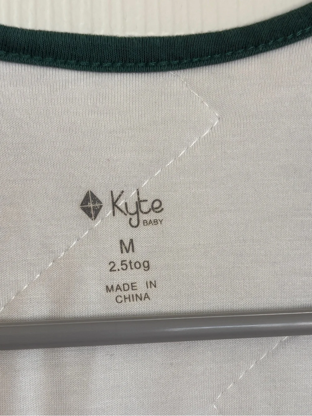 Kyte BABY Emerald Sleep Bag Dual Zipper 2.5 TOG